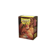 Dragon Shield - Dual Matte Standard Size Sleeves - Peach Piip (100) - Beanie Games