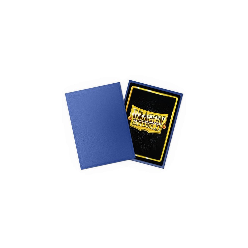 Dragon Shield - Matte Non - Glare Standard Size Sleeves 100pk - Blue. - Beanie Games