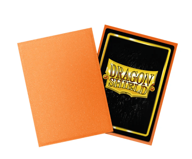 Dragon Shield - Matte Standard Size Sleeves (100) - Amber - Beanie Games