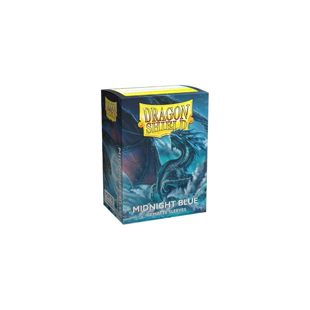 Dragon Shield - Matte Standard Size Sleeves - Midnight Blue (100) - Beanie Games