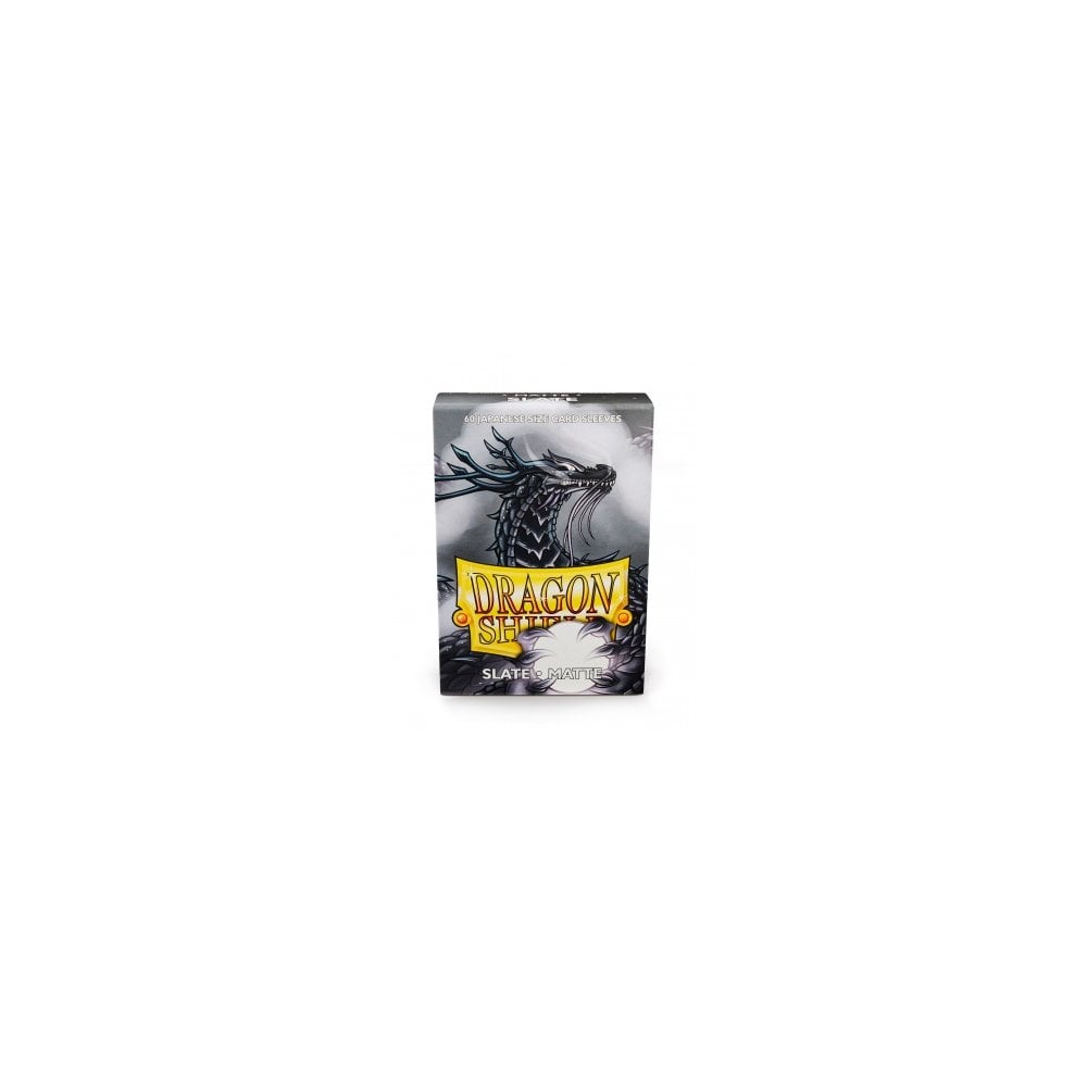 Dragon Shield Small Japanese Matte Sleeves - Slate (60) - Beanie Games