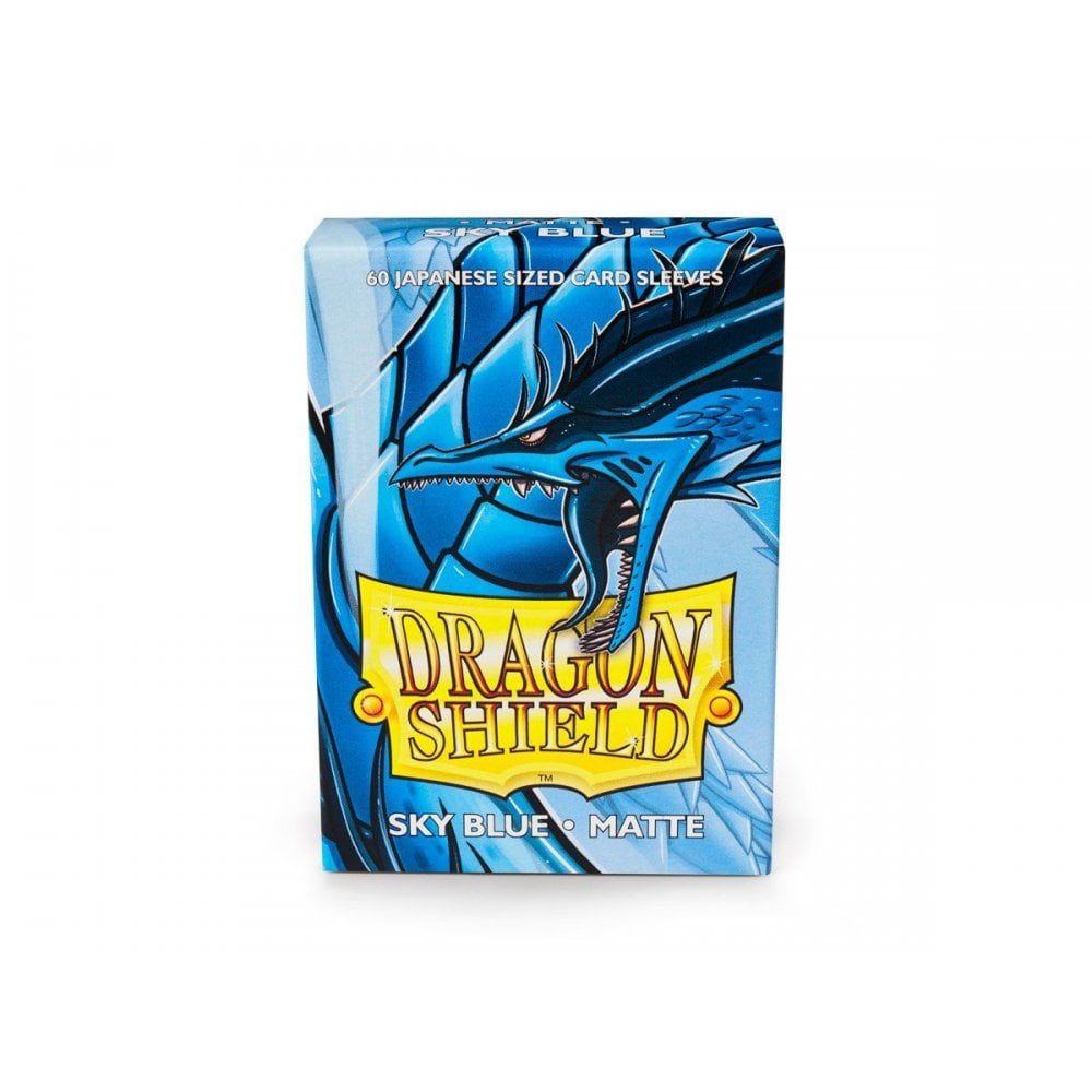 Dragon Shield Small Matte Sky Blue Sleeves (60) - Beanie Games