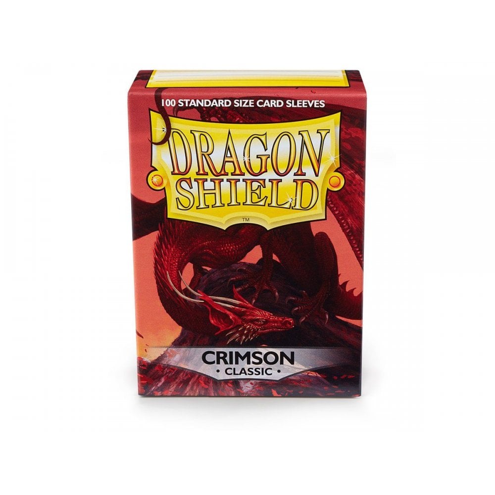 Dragon Shield Standard Classic Crimson Sleeves (100) - Beanie Games