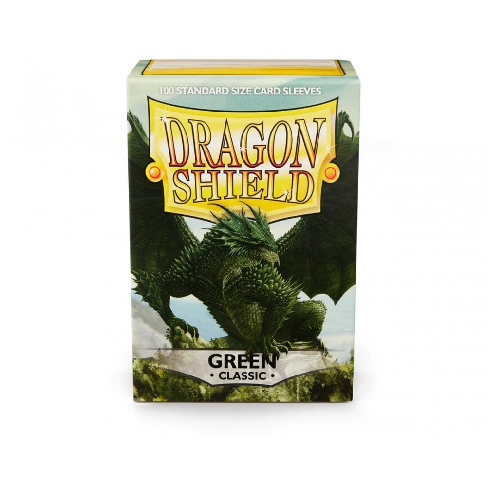 Dragon Shield Standard Classic Green Sleeves (100) - Beanie Games
