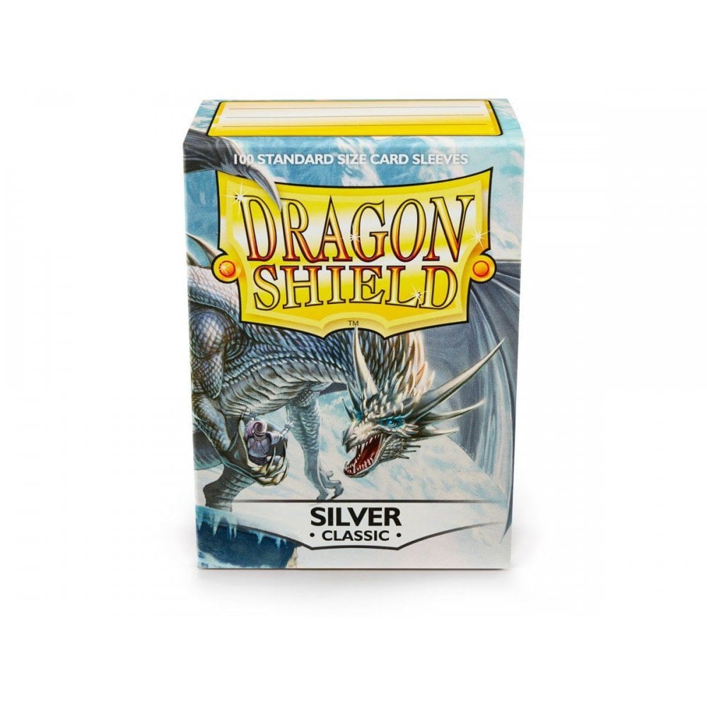 Dragon Shield Standard Classic Silver Sleeves (100) - Beanie Games