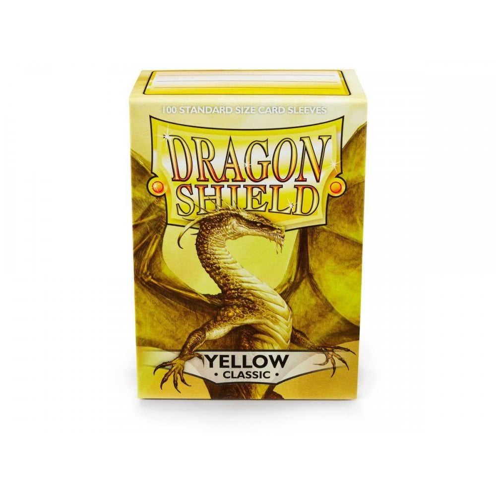 Dragon Shield Standard Classic Yellow Sleeves (100) - Beanie Games