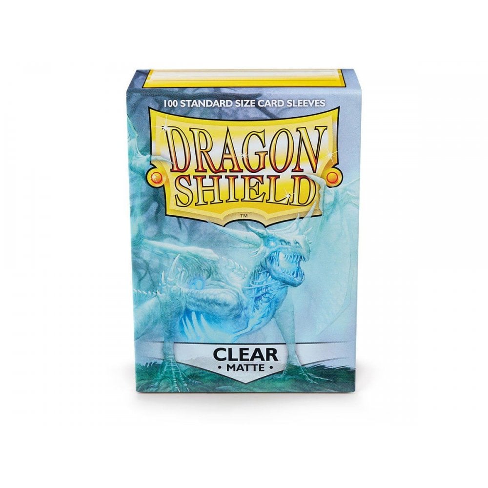 Dragon Shield Standard Matte Clear Sleeves (100) - Beanie Games