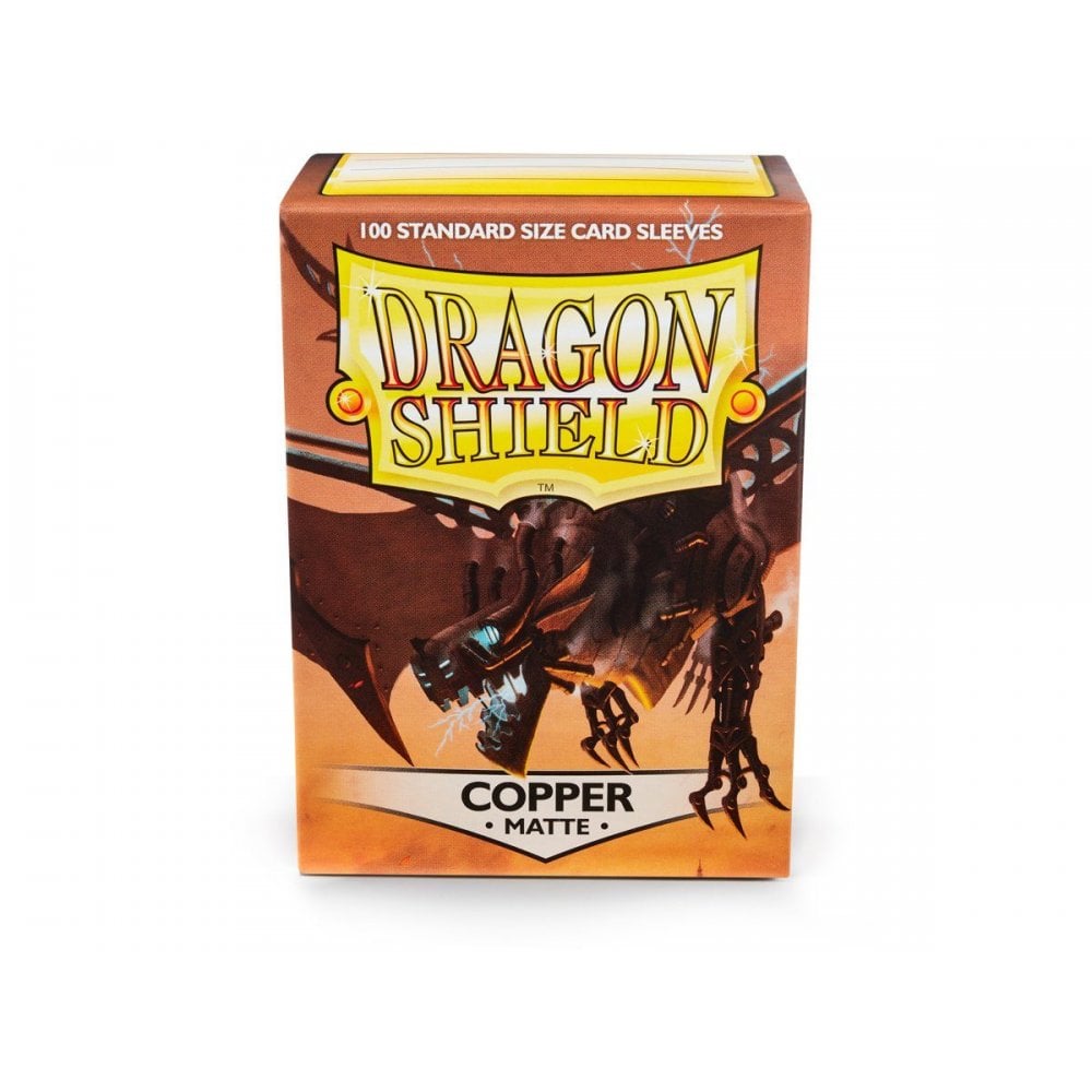 Dragon Shield Standard Matte Copper Sleeves (100) - Beanie Games