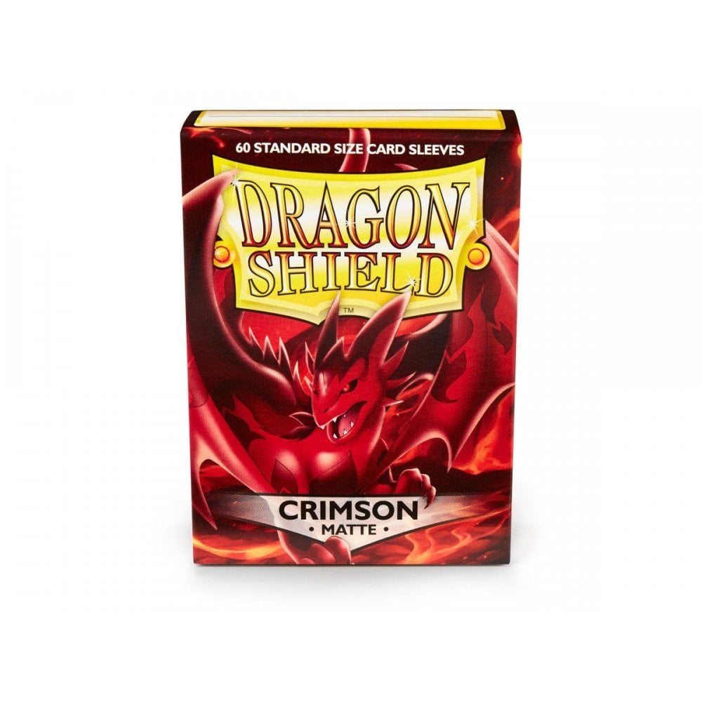 Dragon Shield Standard Matte Crimson Sleeves (60) - Beanie Games