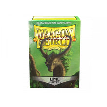 Dragon Shield Standard Matte Lime Sleeves (100) - Beanie Games
