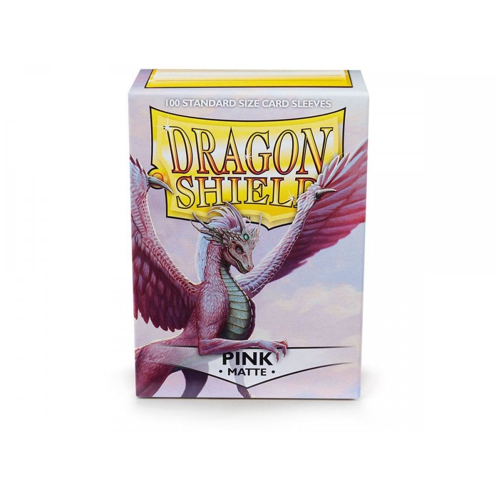 Dragon Shield Standard Matte Pink Sleeves (100) - Beanie Games