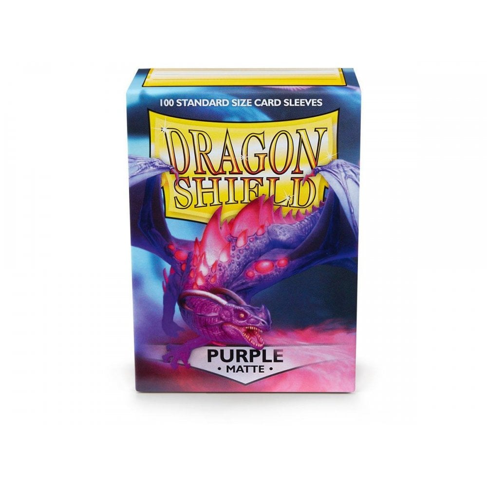 Dragon Shield Standard Matte Purple Sleeves (100) - Beanie Games