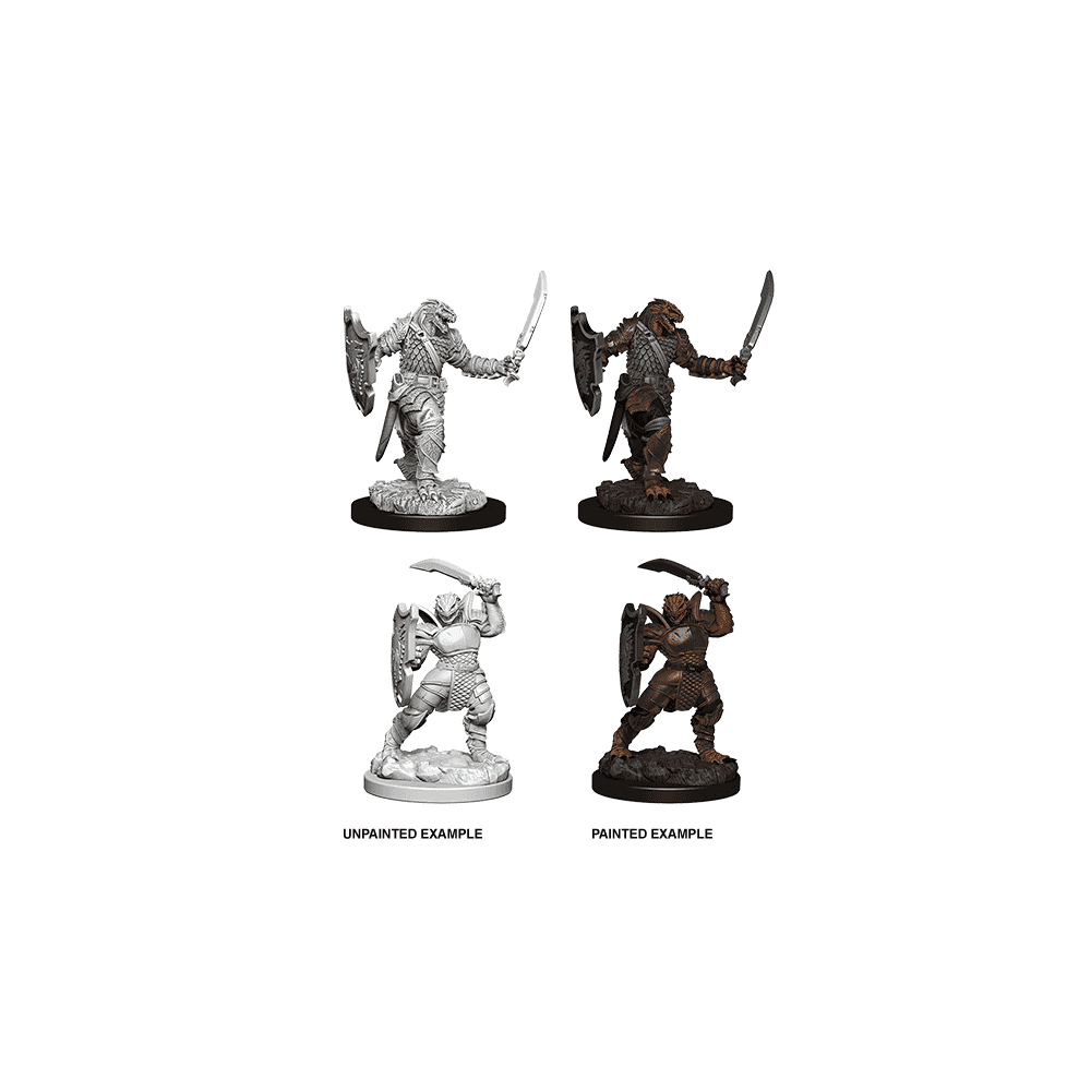 Dragonborn Female Paladin: D&D Nolzur's Marvelous Unpainted Miniatures (W5) - Beanie Games