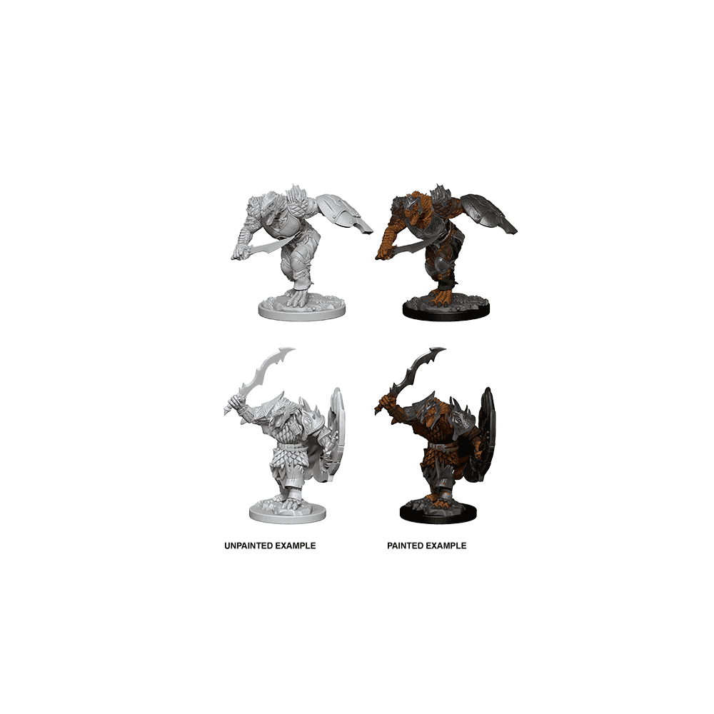 Dragonborn Male Fighter: D&D Nolzur's Marvelous Unpainted Miniatures (W4) - Beanie Games