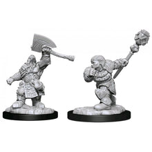 Dwarf Fighter & Dwarf Cleric: Magic the Gathering Unpainted Miniatures (W14) - Beanie Games
