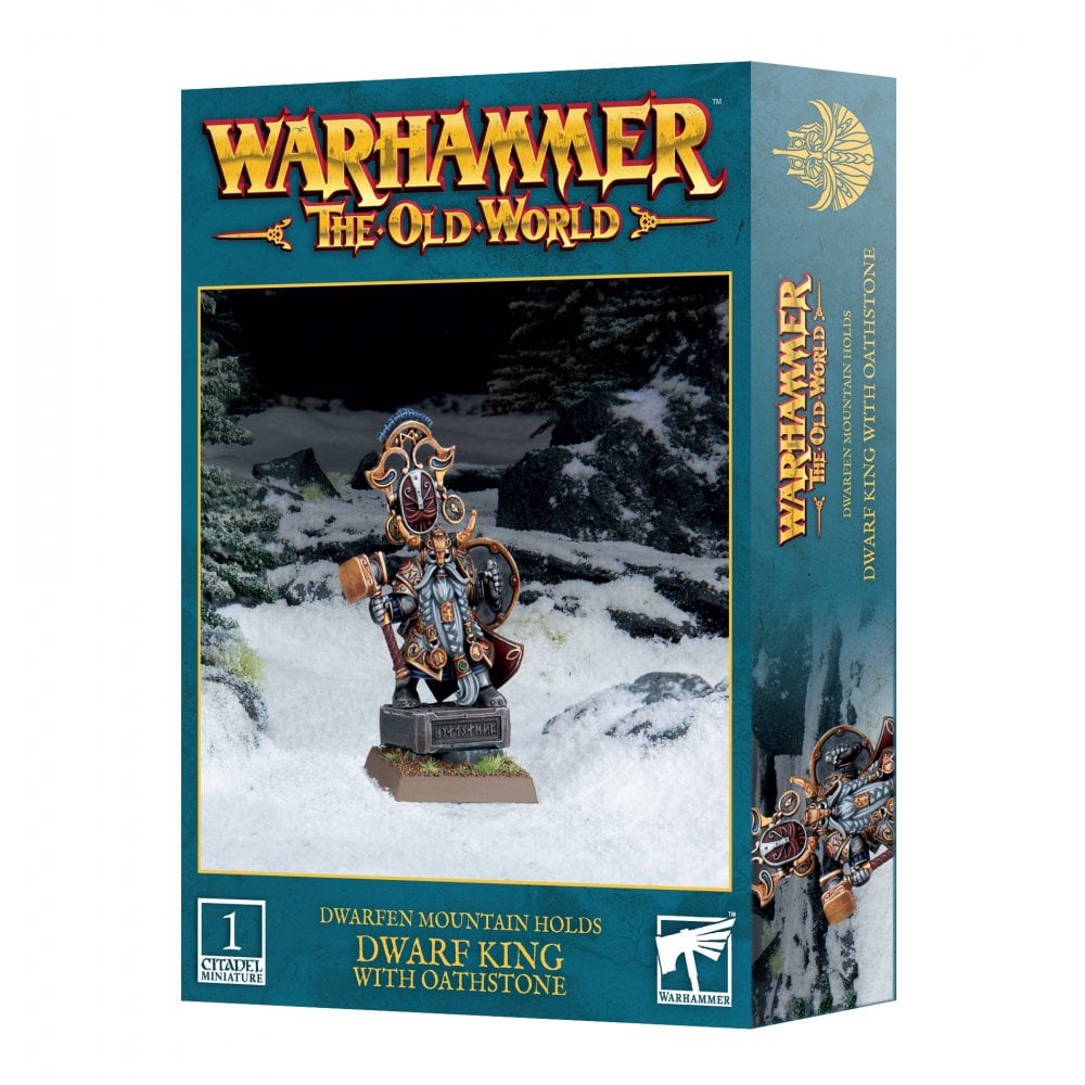 Dwarfen Holds: Dwarf King With Oathstone - Beanie Games