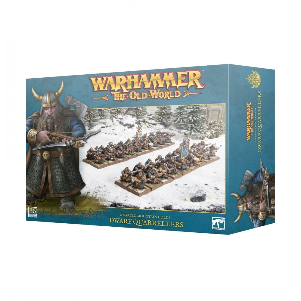 Dwarfen Mountain Holds: Dwarf Quarrellers - Beanie Games