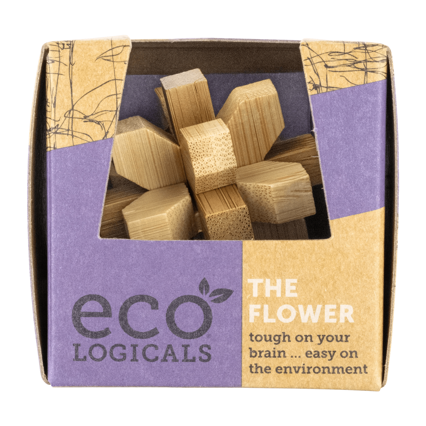 Eco Logicals Bamboo Puzzle - Beanie Games