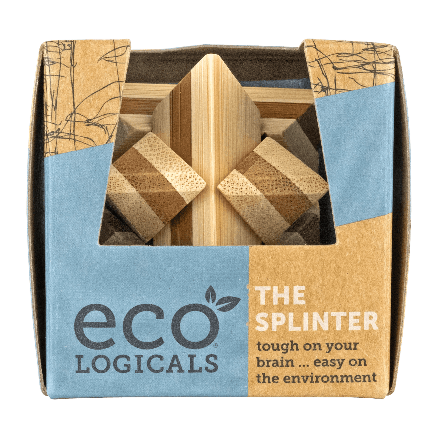 Eco Logicals Bamboo Puzzle - Beanie Games