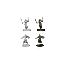 Elf Female Fighter: Pathfinder Deep Cuts Unpainted Miniatures - Beanie Games