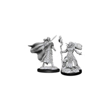 Elf Fighter & Elf Cleric: Magic the Gathering Unpainted Miniatures (W14) - Beanie Games