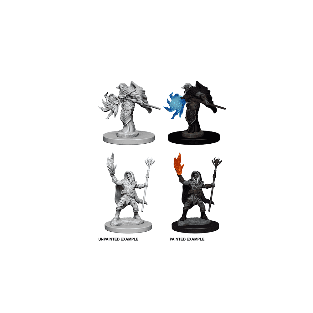 Elf Male Wizard: D&D Nolzur's Marvelous Unpainted Miniatures (W2) - Beanie Games