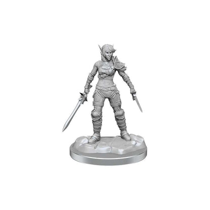 Elf Rogue & Half - Elf Rogue Protege: D&D Nolzur's Marvelous Unpainted Miniatures - Beanie Games