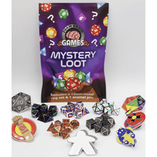 Epic Mystery Loot: Mini Metal RPG Set + Enamel Pin - Beanie Games