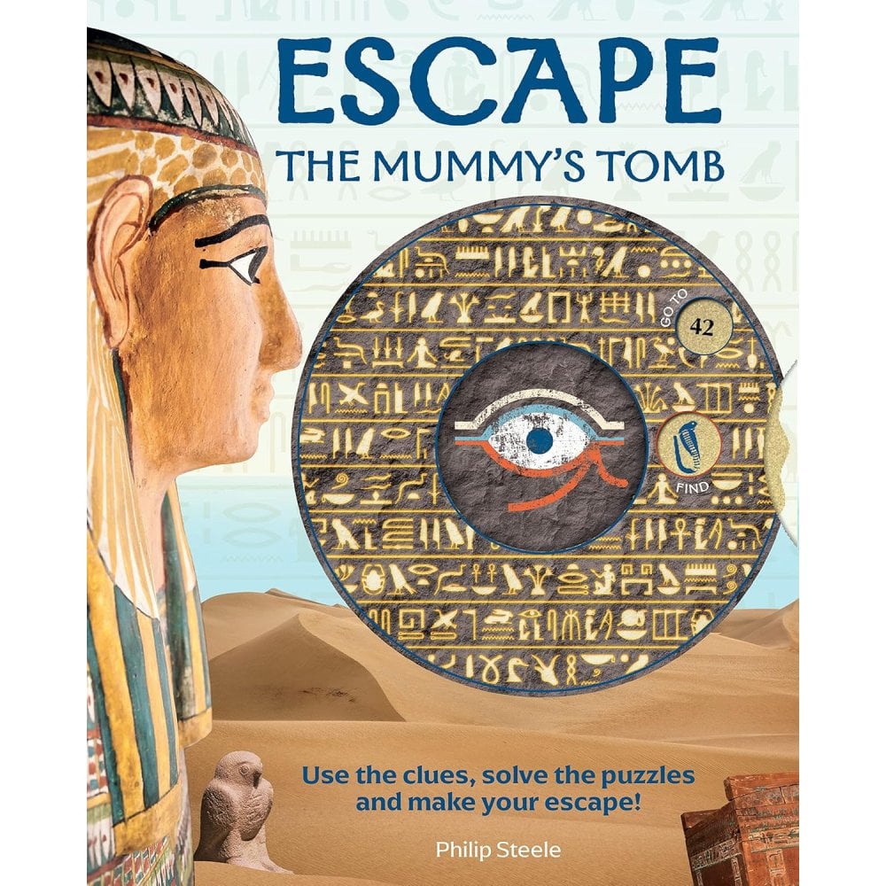 Escape The Mummy's Tomb Escape Book - Beanie Games