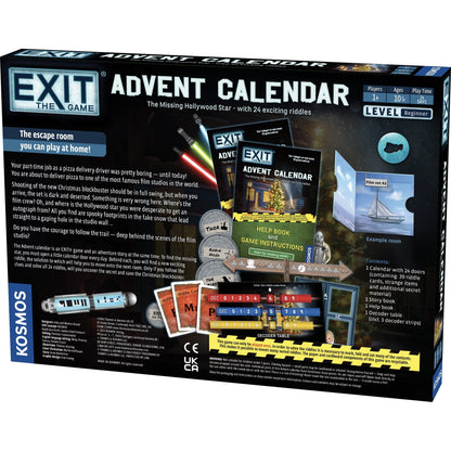 EXIT Advent Calendar The Missing Hollywood Star - Beanie Games