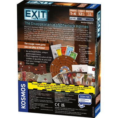 EXIT: The Disappearance of Sherlock Holmes - Beanie Games