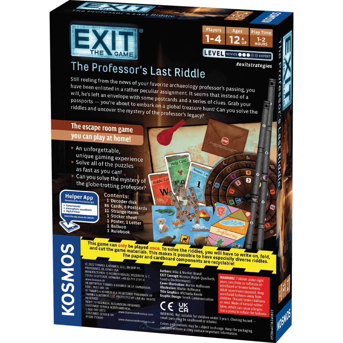 EXIT: The Professors Last Riddle - Beanie Games