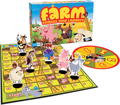 Farm Snakes & Ladders - Beanie Games