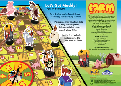 Farm Snakes & Ladders - Beanie Games
