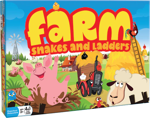 Farm Snakes & Ladders - Beanie Games