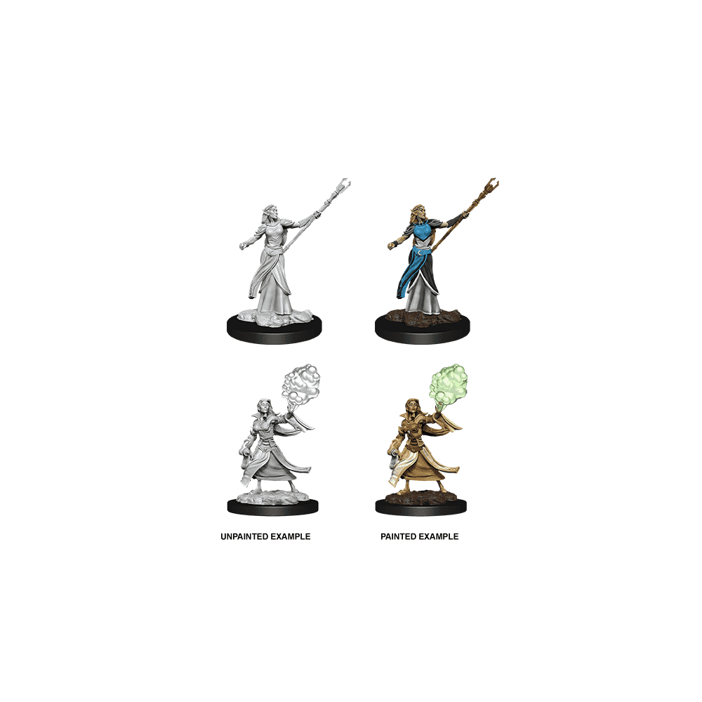 Female Elf Sorcerer: D&D Nolzur's Marvelous Unpainted Miniatures (W12) - Beanie Games