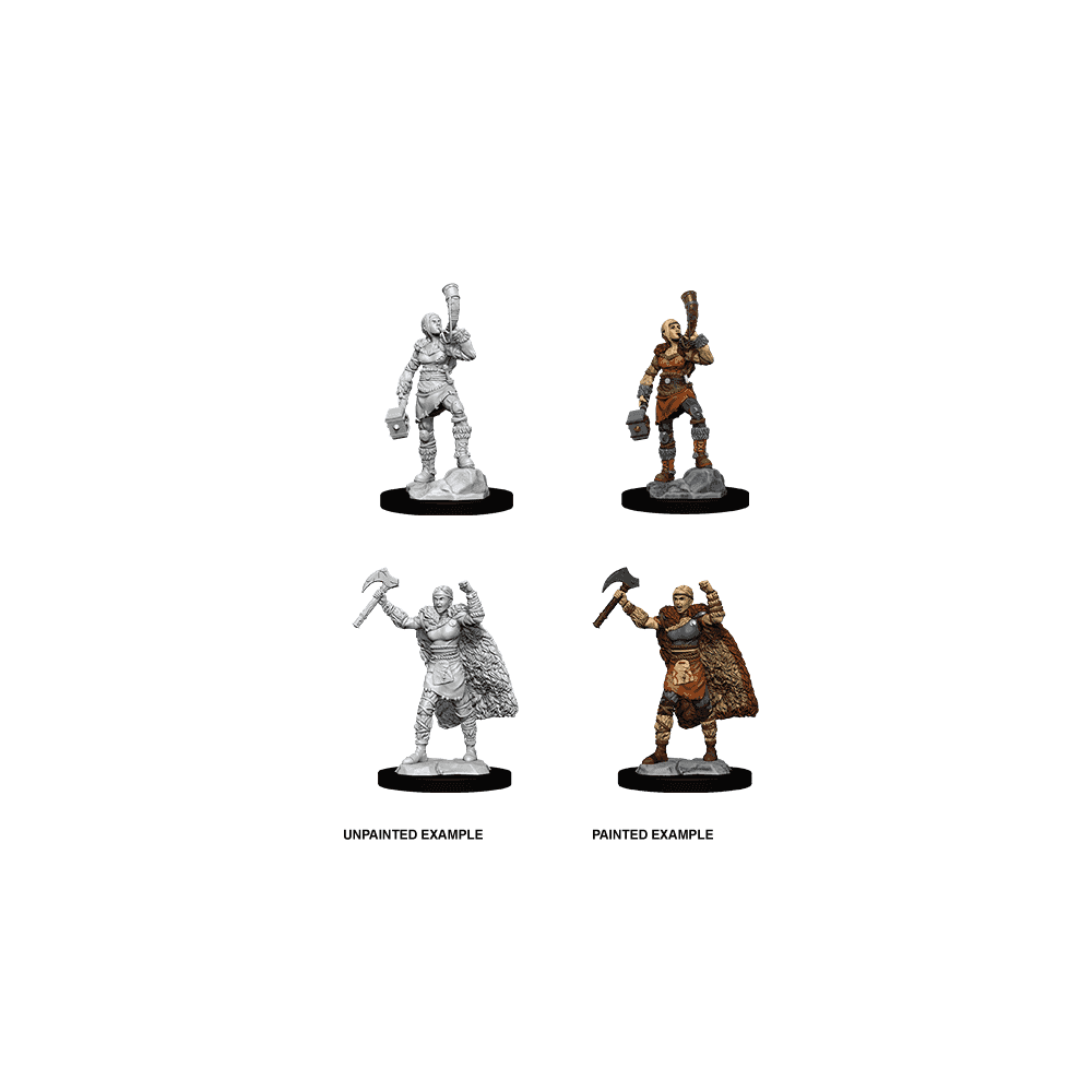 Female Human Barbarian: D&D Nolzur's Marvelous Unpainted Miniatures (W12) - Beanie Games