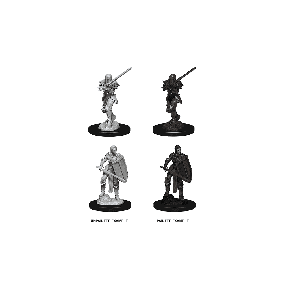 Female Human Fighter: D&D Nolzur's Marvelous Unpainted Miniatures (W9) - Beanie Games