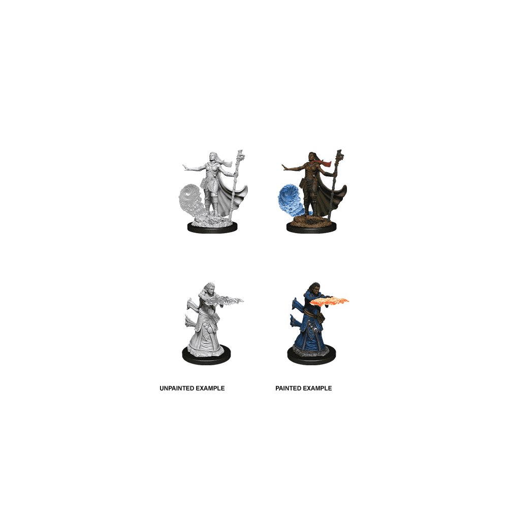 Female Human Wizard: D&D Nolzur's Marvelous Unpainted Miniatures (W11) - Beanie Games