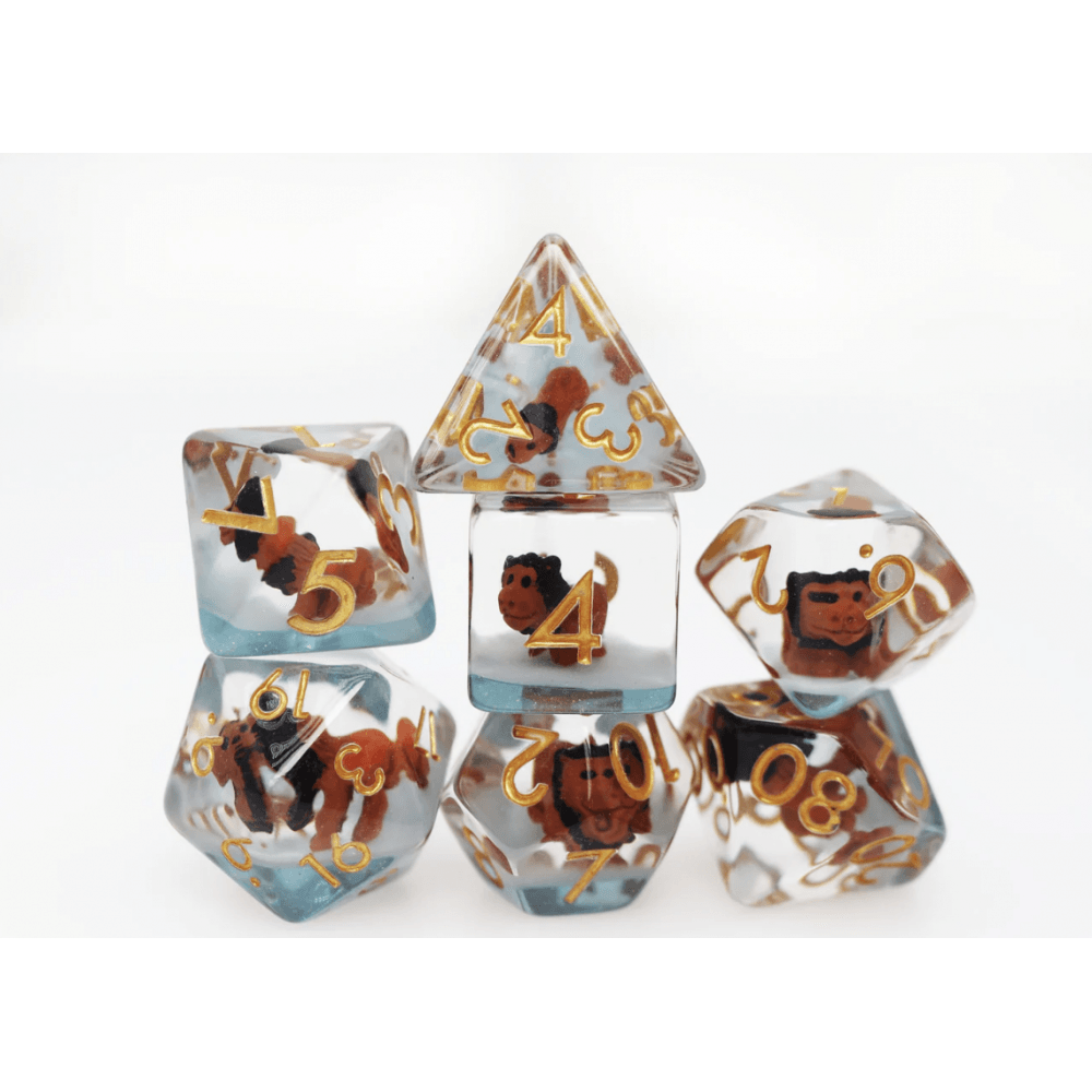 Ferocious Feline RPG Dice Set - Beanie Games