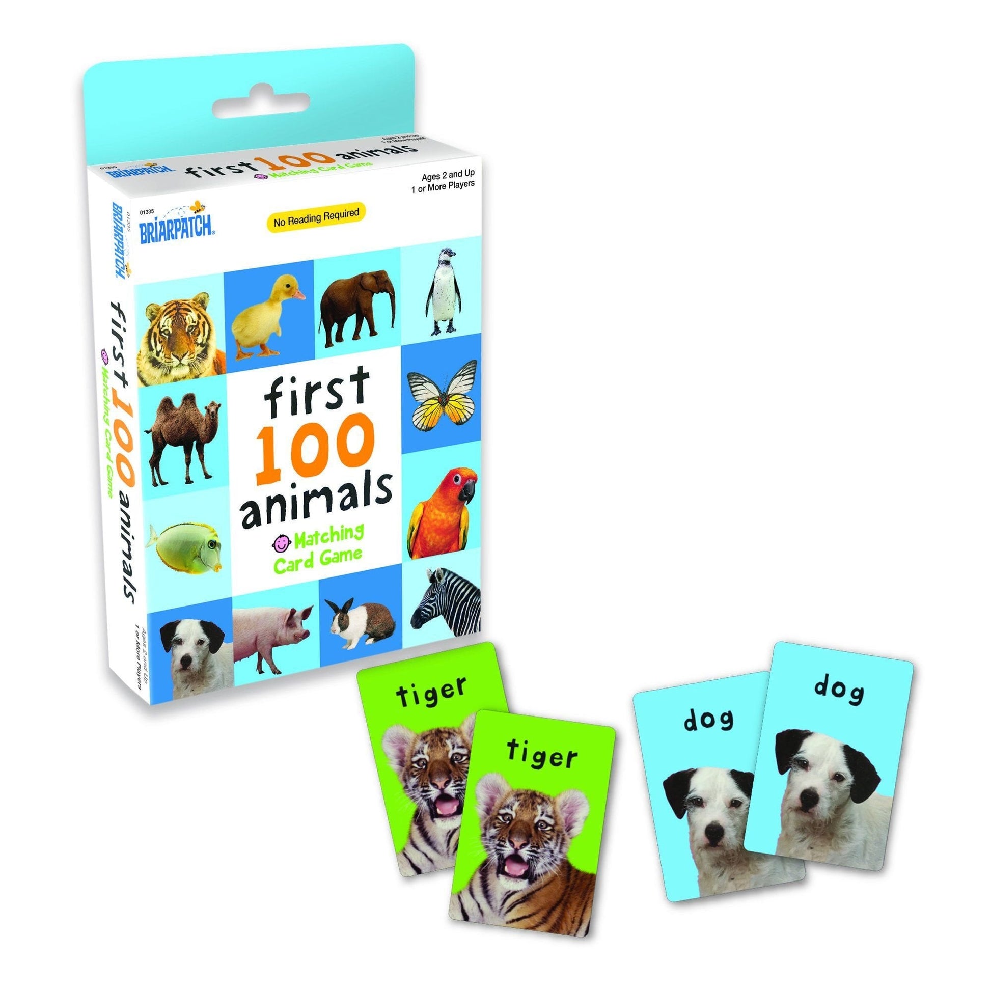 First 100 Animals Matching Card Game - Beanie Games