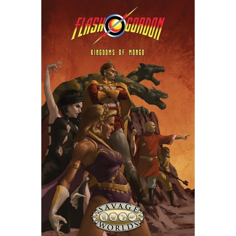 Flash Gordon RPG Kingdoms of Mongo Softcover (Savage Worlds) - Beanie Games
