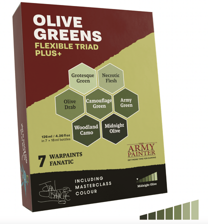 Flexible Triad PLUS+: Olive Greens Triad - Beanie Games