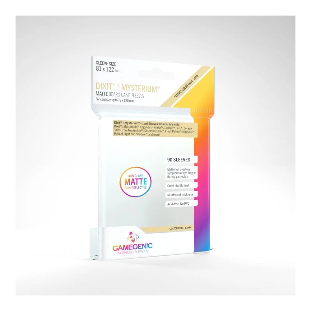 Gamegenic MATTE Dixit Sleeves 81 x 122 mm (90 ct.) - Beanie Games