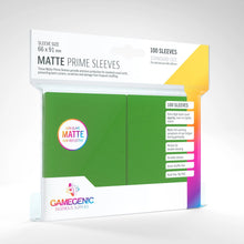 Gamegenic Matte Prime Sleeves Green (100 ct.) - Beanie Games
