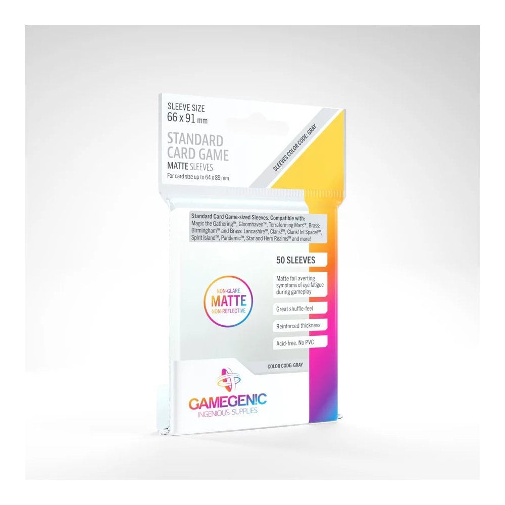 Gamegenic MATTE Standard Card Game Sleeves (50 ct.) - Beanie Games