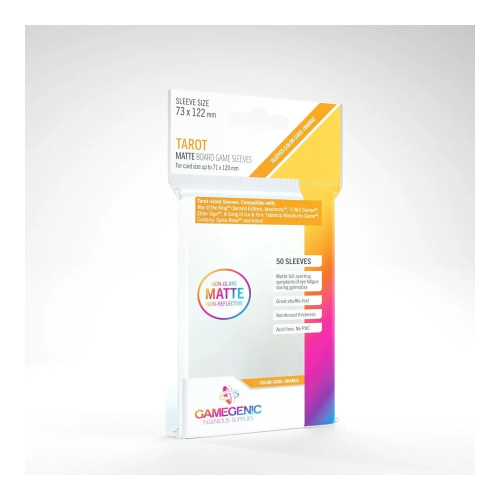 Gamegenic MATTE Tarot Sized Sleeves (50 ct.) - Beanie Games