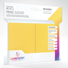 Gamegenic Prime Sleeves Yellow (100 ct.) - Beanie Games