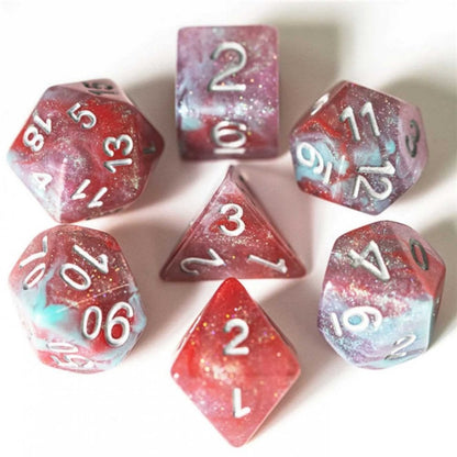 Geranium RPG Dice Set - Beanie Games