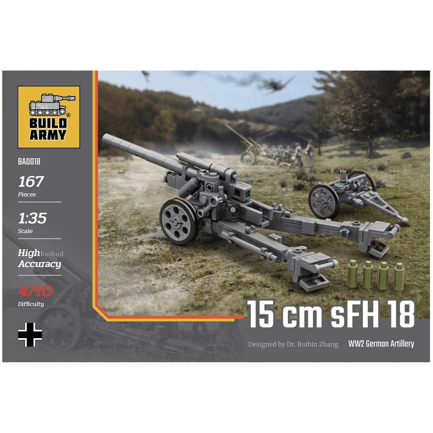 German 15cm SFH 18 Artillery - Beanie Games